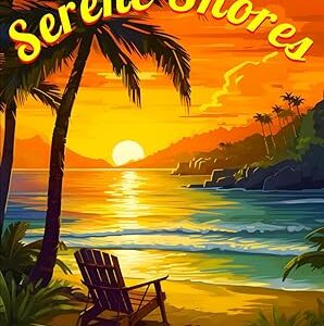 Serene Shores: A Tropical Vacation Coloring Book